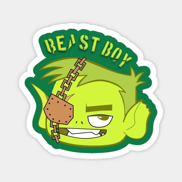 BEAST BOY Magnet by Vectraphix