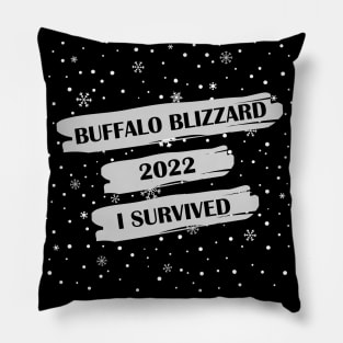 Buffalo Blizzard 2022 - I Survived Pillow