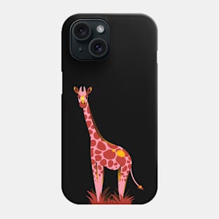 Fire giraffe Phone Case