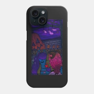 Halloween kiss Phone Case