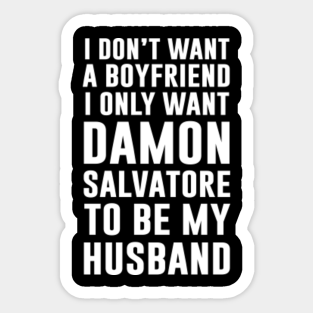 Damon Salvatore Stickers Teepublic