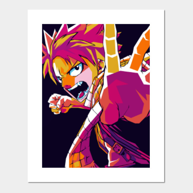 Natsu Fairy Tail Natsu Dragneel Posters And Art Prints Teepublic