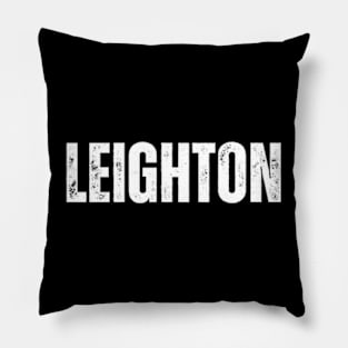 Leighton Name Gift Birthday Holiday Anniversary Pillow