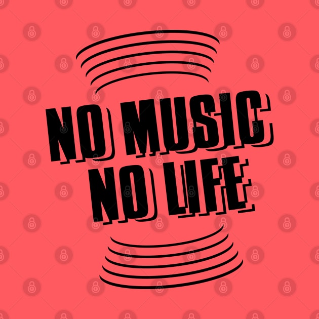 no music no life // Black v by Degiab