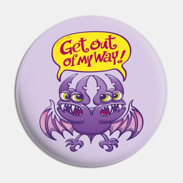 Two heads of a bat monster asking each other to get out of the way Pin by zooco