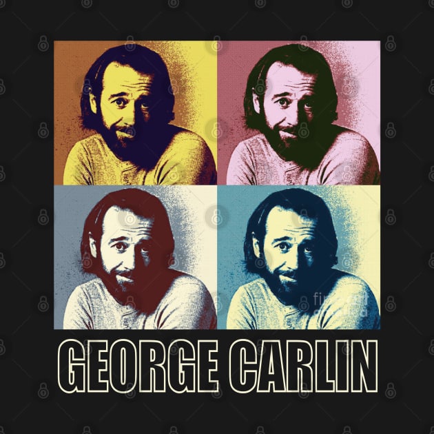 George carlin by Utopia Art & Illustration