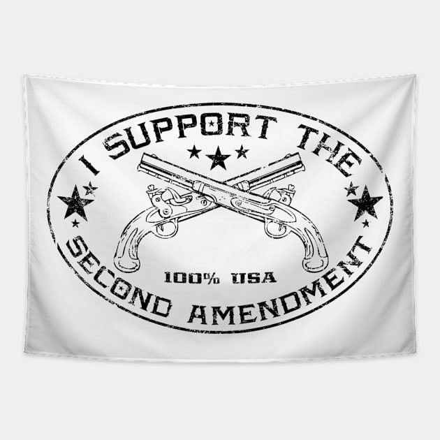 2nd Amendment Supporter Tapestry by MikesTeez