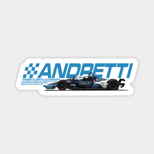 Marco Andretti 2022 (light blue) Magnet