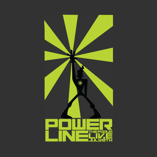 Powerline Live Concert Poster by Wollam