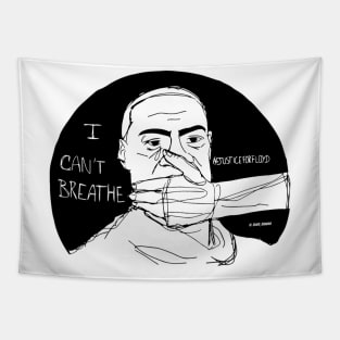 I Can't Breathe T-Shirt- Inspired by I Can't Breathe, Black Lives Matter, Stop Killing Us, Justice For Black People. Tapestry