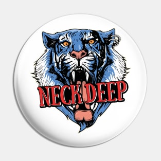 Neck Deep Shirt Tiger Classic For Men Women Pin