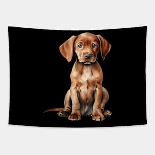 Puppy  Vizsla Tapestry