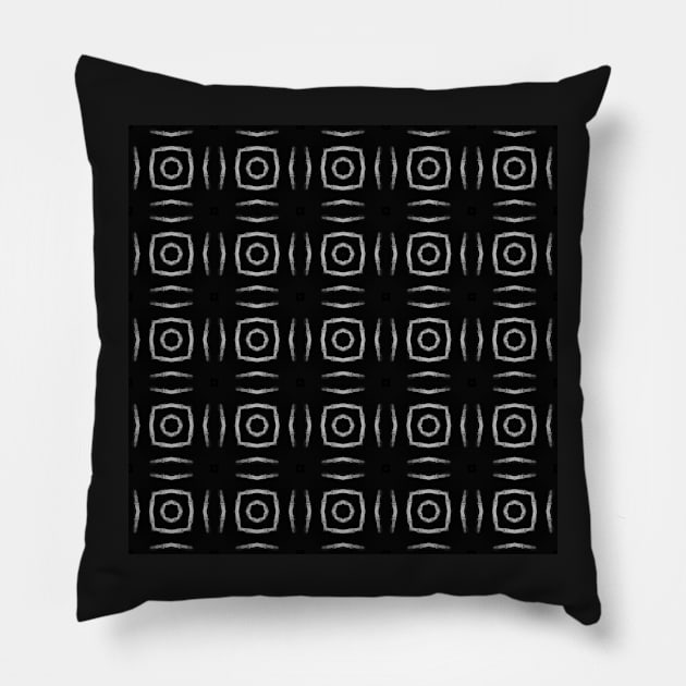 X-ray Fingerbones Kaleidoscope pattern 8 Pillow by Swabcraft