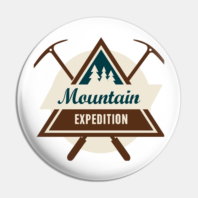 Mountain Expedition Adventure Pin by LR_Collections