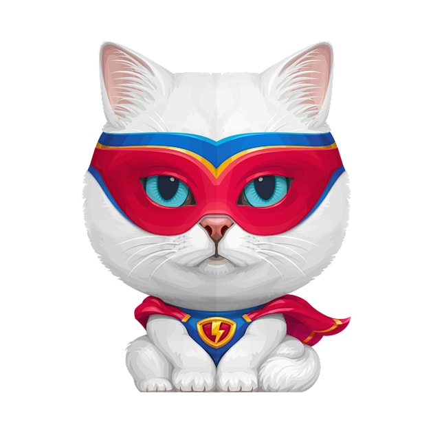 Superhero Cat by stonemask