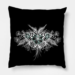 Butterfly flower design Pillow