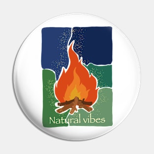 Nature Vibes Pin