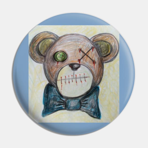 Sad teddy Pin by cjeff13