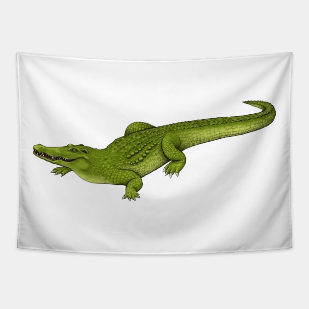 Crocodile Tapestry by Akman