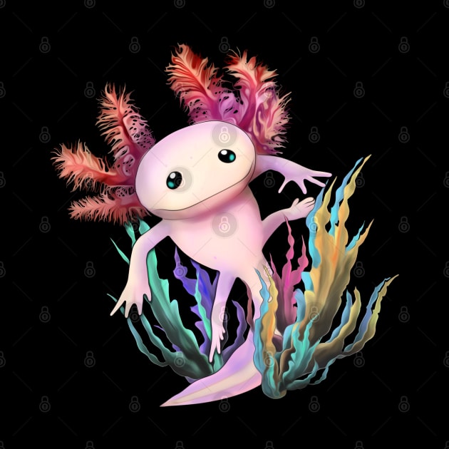 Cute Axolotl by SafSafStore