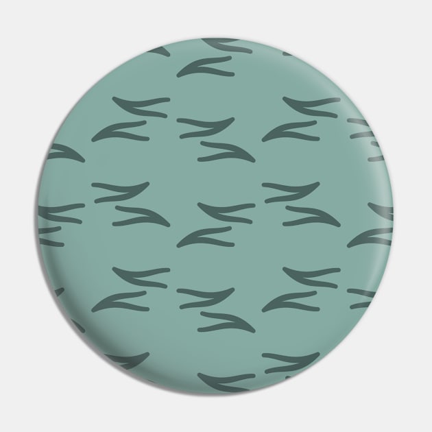 Misty Valley (Moss) Pin by Cascade Patterns