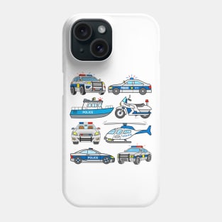 Police Vehicles Phone Case