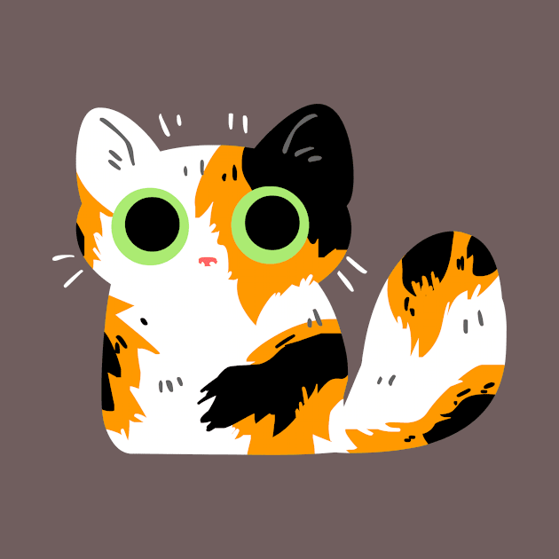 Pretty Calico Kitty by sky665