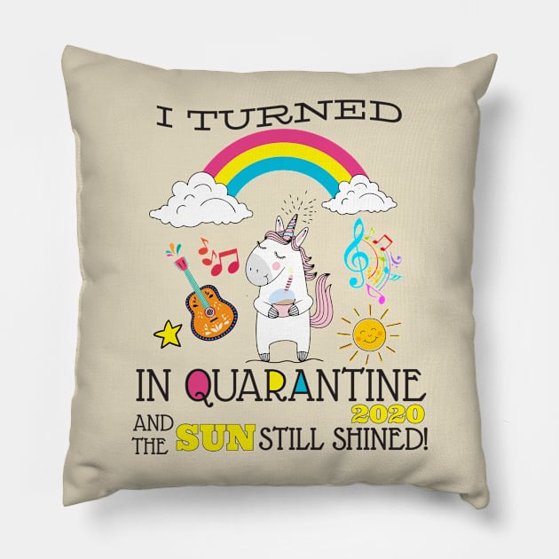 Quarantine 1st Birthday 2020 Pillow by WorkMemes