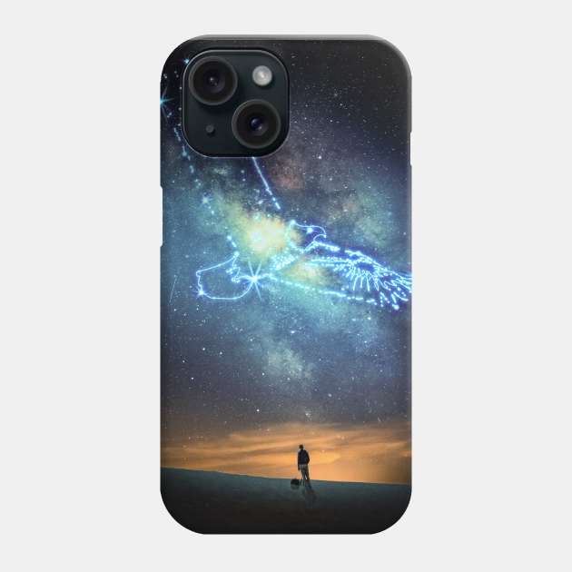 Eagle Constellation Phone Case by Tariq-T-art