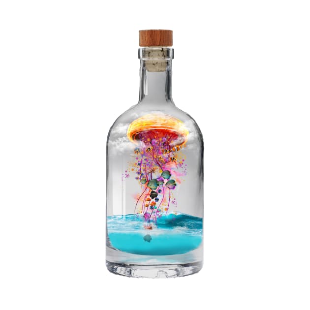 Electric Jellyfish in a Bottle by DavidLoblaw