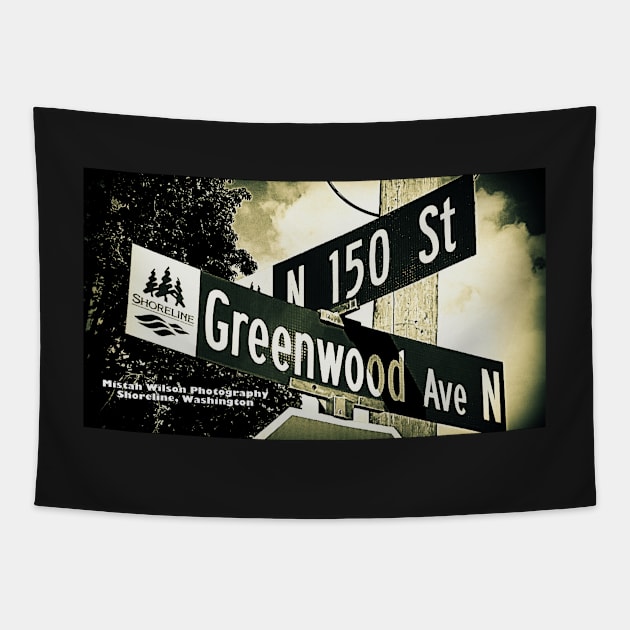 Greenwood Avenue & North 150th Street, Shoreline, WA by MWP Tapestry by MistahWilson