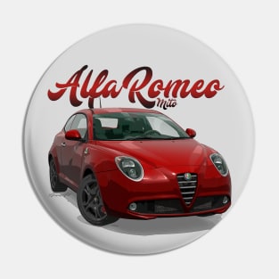 ALFA ROMEO Mito red front Pin