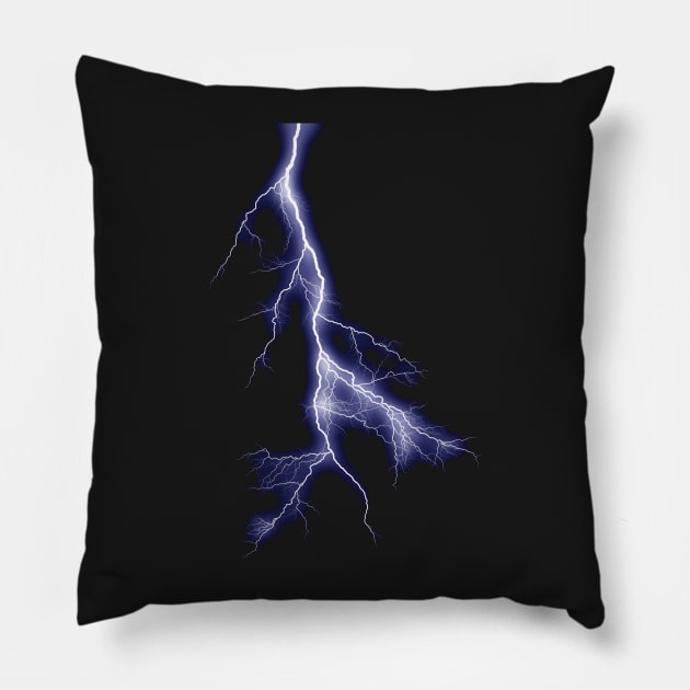 Lightning strikes Pillow by Joshua123awesome