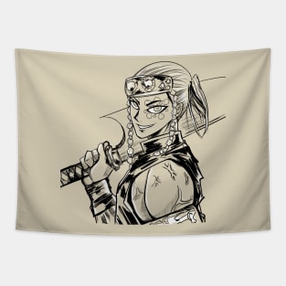 tengen uzui in demon slayer wallpaper Tapestry