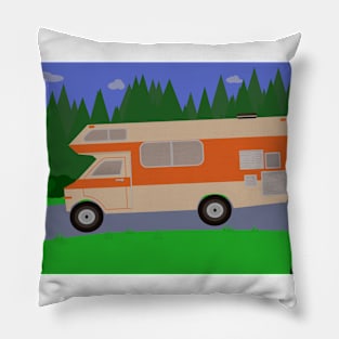 Campervan Artwork Pillow