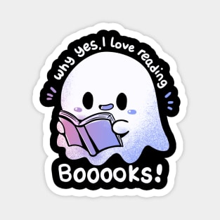 I Love Reading Booooks Magnet