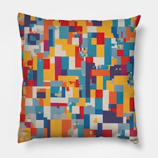 Chromatic Botanic Abstraction #9 Pillow