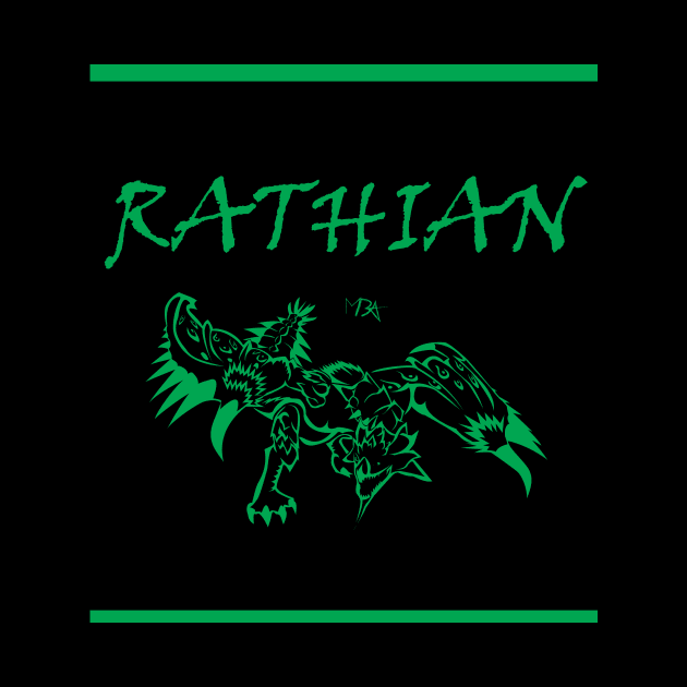 Green Rathian Stile by Milekor