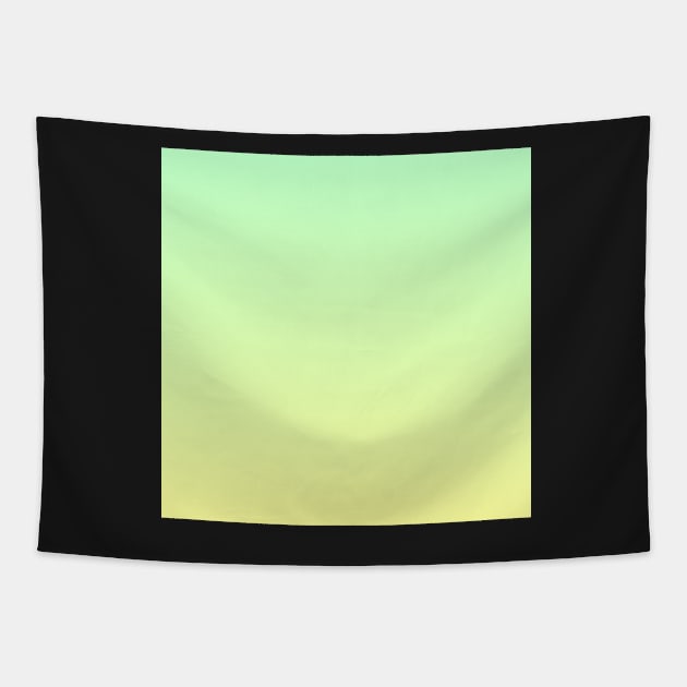 Green-yellow pastel ombre gradient Tapestry by PanyaCreative