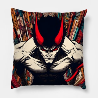 Anime Wonderland: Whimsical Art Prints Featuring Manga-Inspired Designs for Otaku Bliss! Pillow