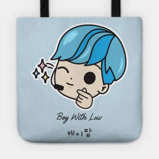 Kpop Boy With Luv BTS Tote