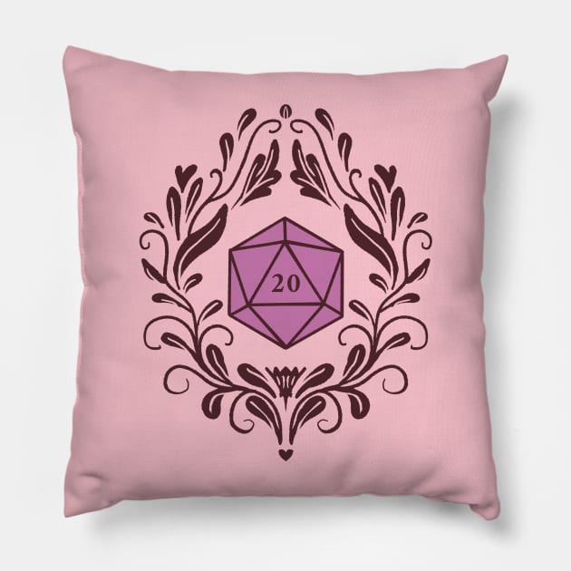 Damask D20 Pillow by Olooriel