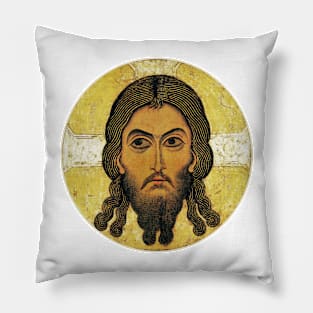 Christ Acheiropoietos Holy Face Icon Pillow