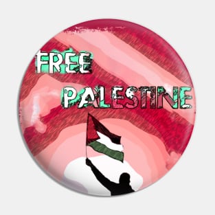 Free Palestine Flag P3 Pin