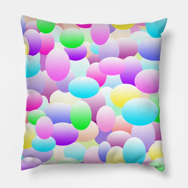 Bubble Eggs Light Pillow by BlakCircleGirl