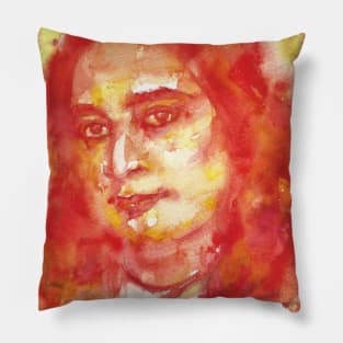 PARAMAHANSA YOGANANDA - watercolor portrait.1 Pillow