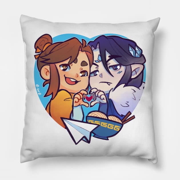 Cute Moshang! Pillow by ewewhy