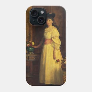 Miss Gertrude Vanderbilt by John Everett Millais Phone Case