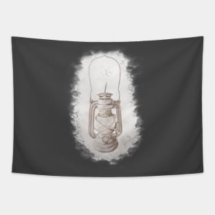 oil lantern Tapestry