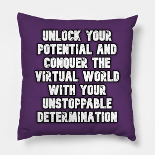 Unlock Your Potential For Gamer And Player Pillow